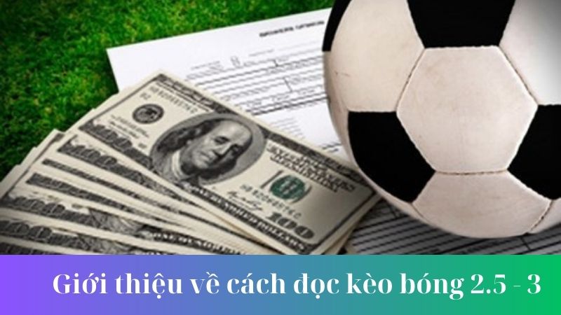 cách đọc kèo bóng 2.5 - 3