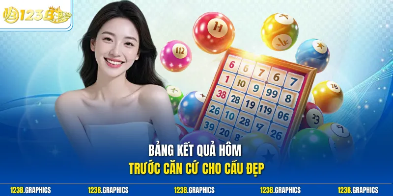 Bảng kết quả hôm trước căn cứ cho cầu đẹp