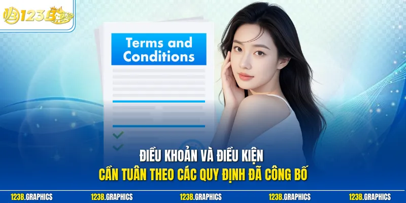 Điều khoản và điều kiện cần tuân theo các quy định đã công bố