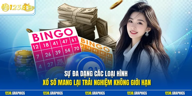 Sự đa dạng các loại hình xổ số mang lại trải nghiệm không giới hạn