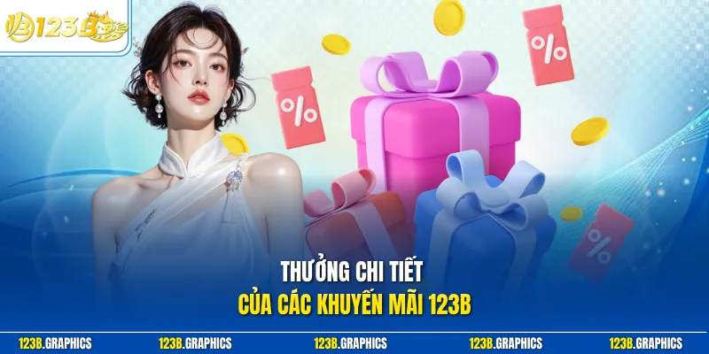 Thưởng chi tiết của các khuyến mãi 123B
